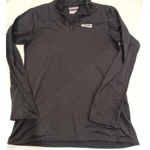 Vintage HIND Drylete Black quater-zip pullover Size M